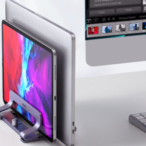 UGREEN 60643 Vertical MacBook Laptop Dual-Stand, Scratch Resistant & Aluminum Alloy.