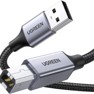 Ugreen 80803 2.0 USB-A Male to Printer, scanner , Server & Cameras Cable - 2M