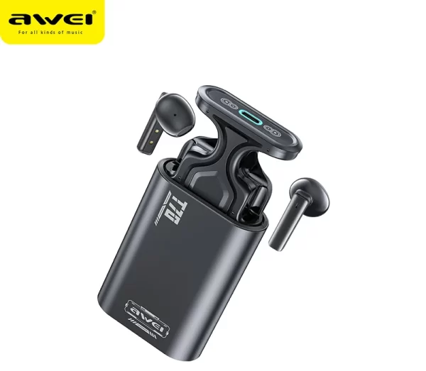 Awei T70 Bluetooth 5.3 Headset Touch Electric Lifting Earphones