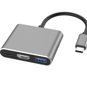 Onten 3-in-1 Type-c to HDMI+USB3.0+PD3.0 Adapter OTN-9175D