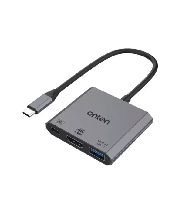 Onten 3-in-1 USB-C To HDMI 4K 60HZ Adapter UC301
