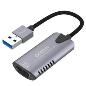 Onten USB to HDMI 4K Audio Video Capture Card OTN-US323