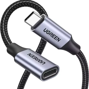 Ugreen USB-C Male to USB-C Female Gen2 Braided Extension Cable 1m 30205
