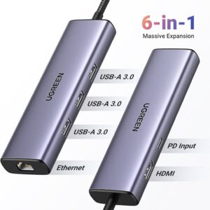 Ugreen USB-C 6-in-1 Multifunction Hub Adapter