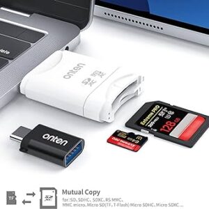 Onten 2-in-1 USB 3.2 Gen1 Card Reader OTN-KSS- C1