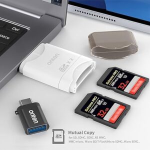 Onten 2-in-1 USB 3.2 Gen1 Daul SD Card Reader