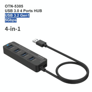 Onten OTN-5305 4-Port USB3.0 HUB Docking Station