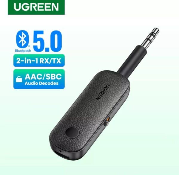 UGREEN BLUETOOTH 5.0 TRANSMITTER AND RECEIVER 80893