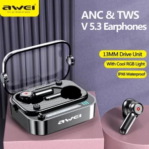 Awei T58 ANC V5.3 Wireless Bluetooth Earphones