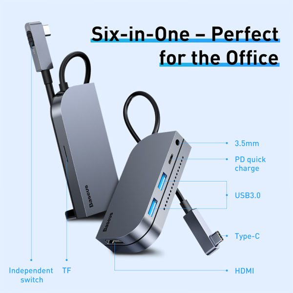 Baseus Bend Angle No.7 Multifunctional Type-C HUB