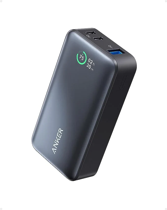 Anker 533 PowerCore 10000mAh Power Bank 30W | Compact Portable Charger