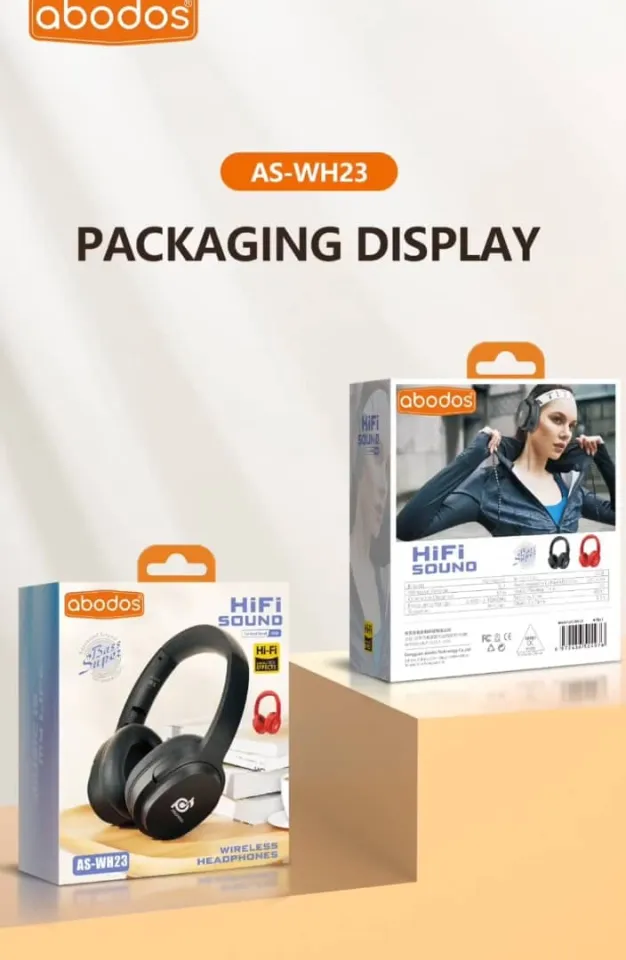 Abodos AS-WH23 Wireless Headphone - Image 3