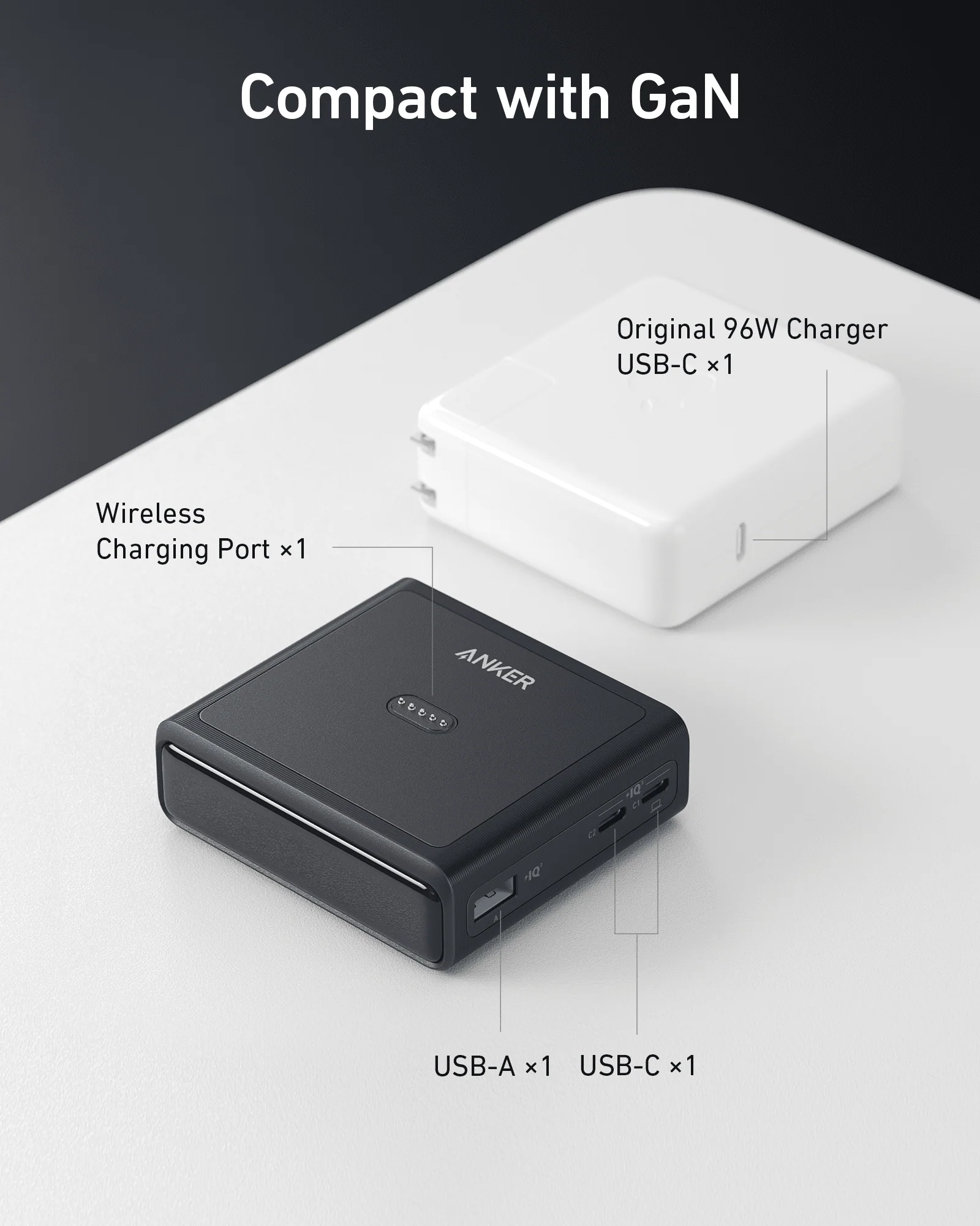 Anker 100W Charging Base | Desktop Dock for Prime Power Bank - Image 3