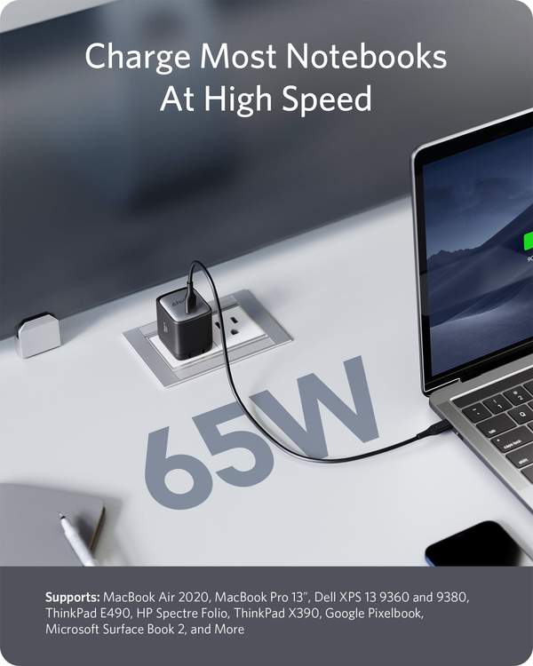 Anker 65W Nano II Super Fast Charger With Compact Design A2663P11 - Image 5