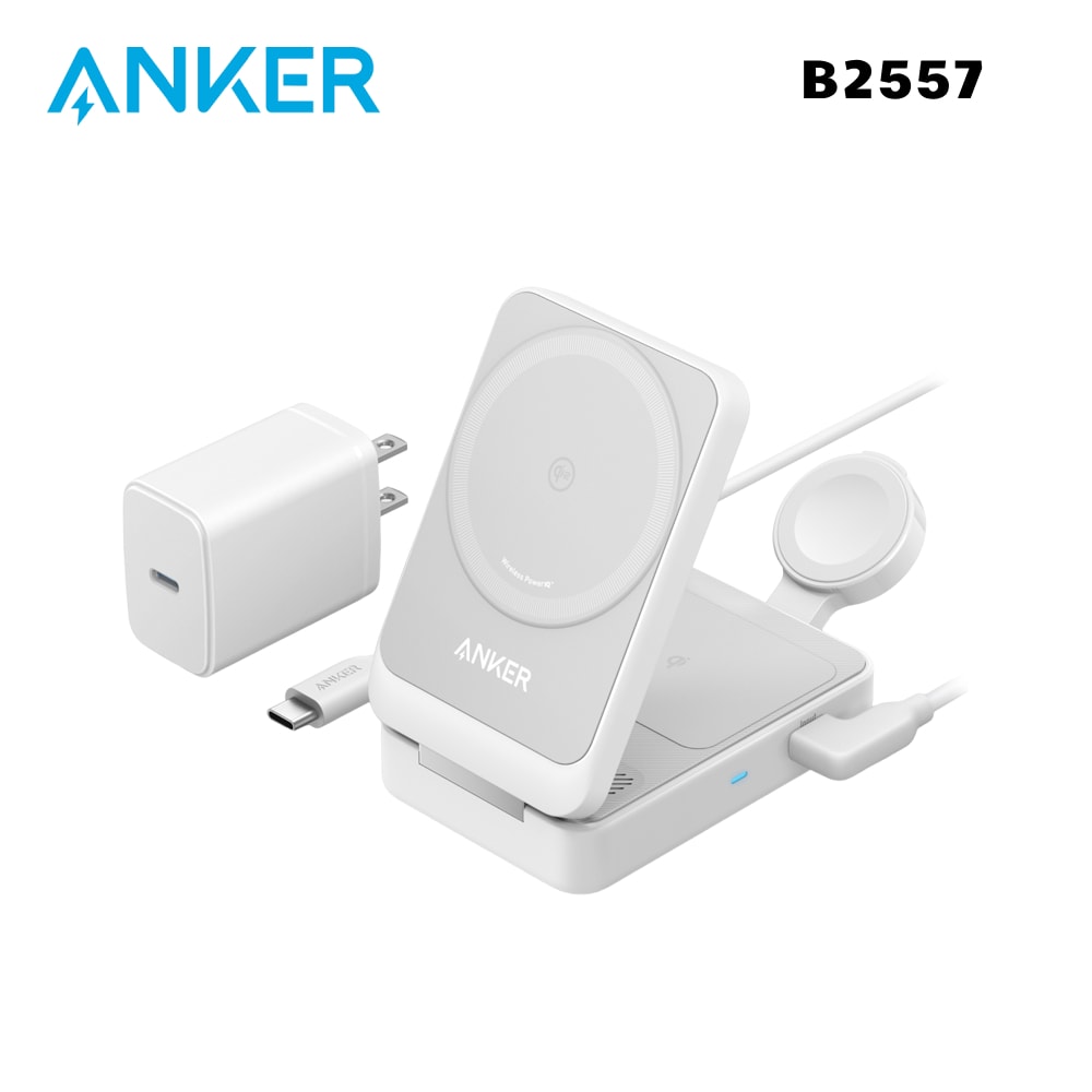 Anker MagGo Wireless Charging Station (Foldable 3-in-1) B2557 - Image 2