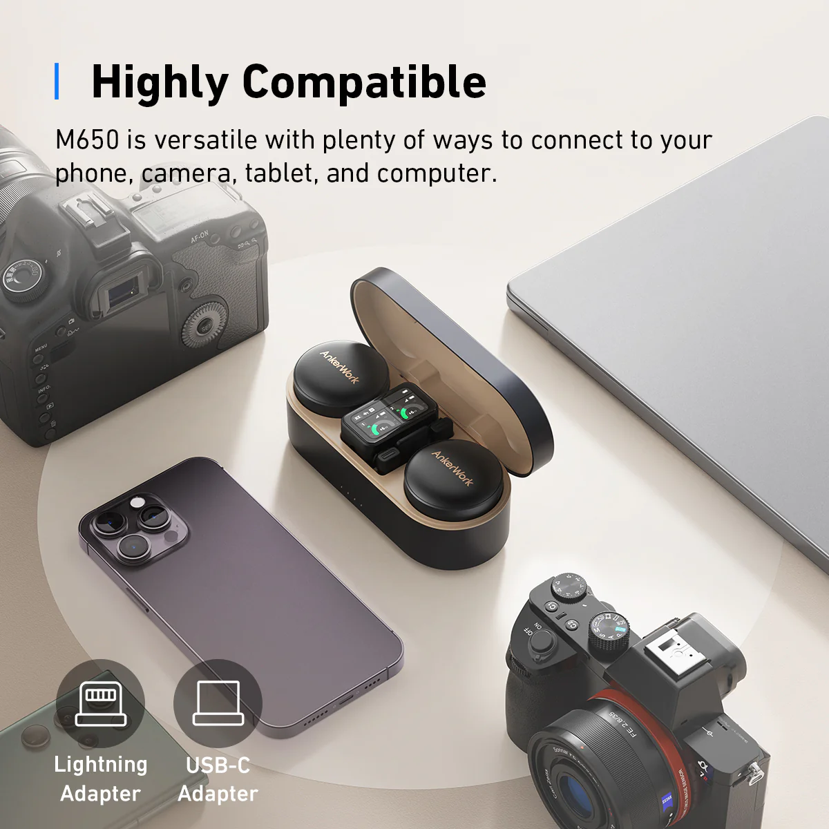 AnkerWork M650 Wireless Microphone A3320 - Image 4