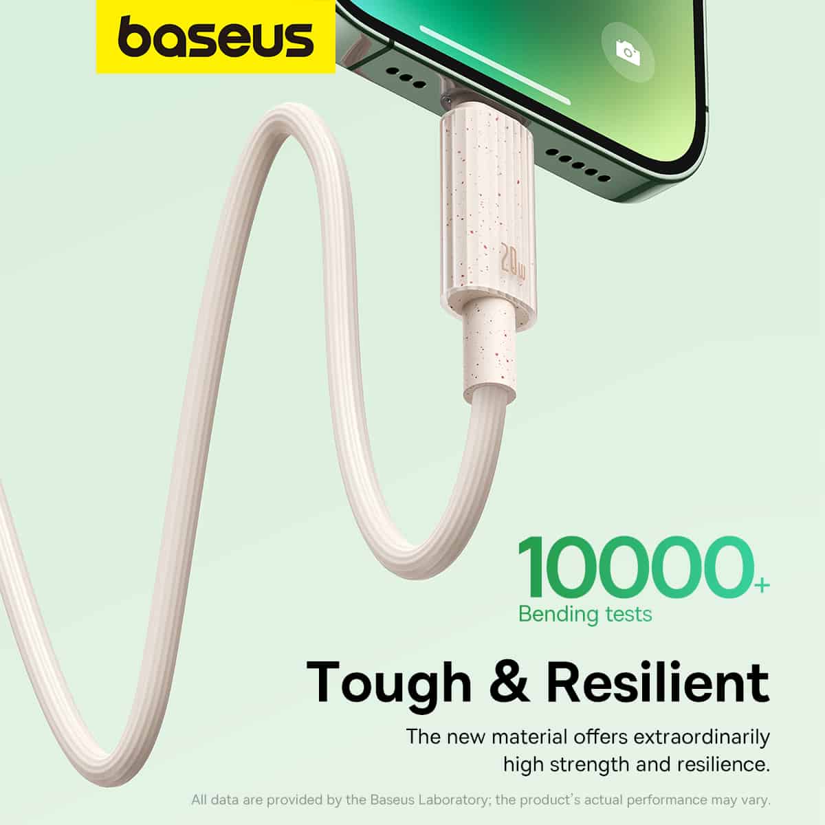 Baseus 1meter Habitat Series Fast Charging Cable Type-C to iPhone 20W - Image 3
