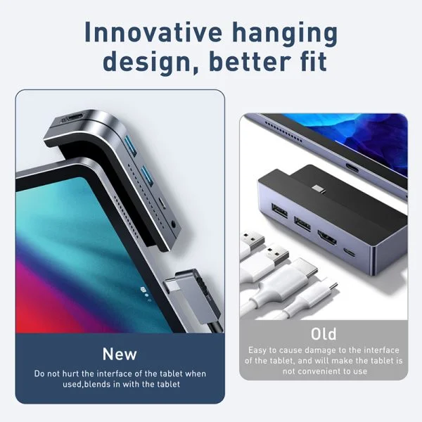 Baseus Bend Angle No.7 Multifunctional Type-C HUB - Image 3