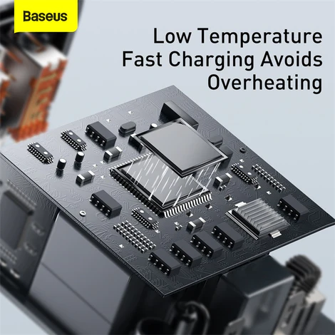 Baseus Compact Quick Charger 2U+C 30W EU Black - Image 6