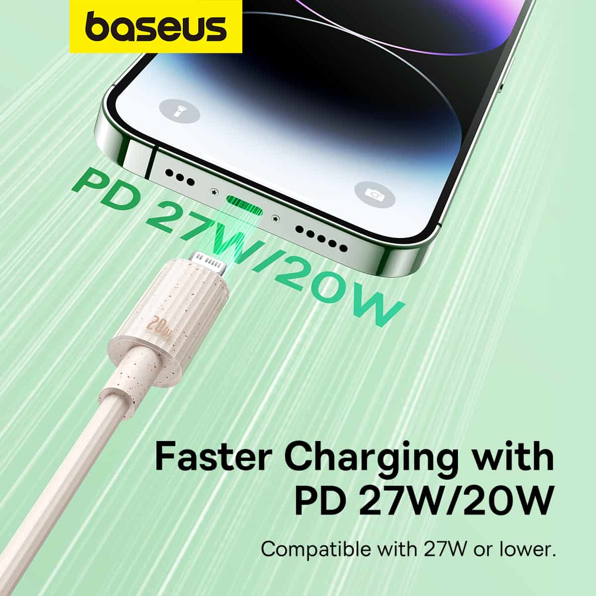 Baseus 2meter Habitat Series Fast Charging Cable Type-C to iPhone 20W - Image 3