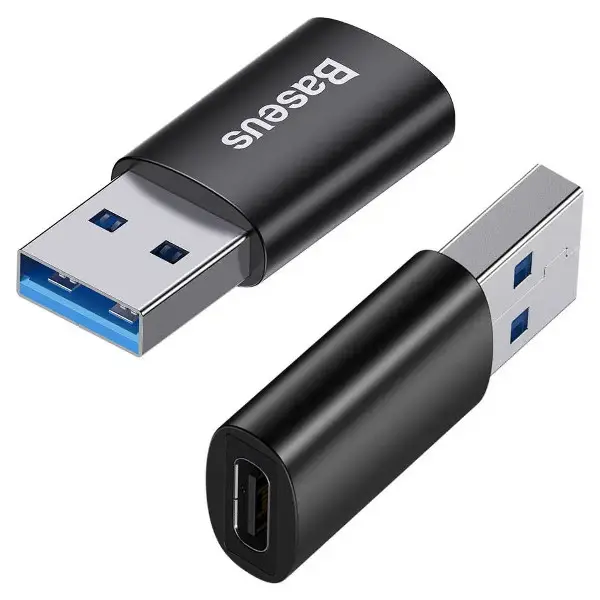Baseus Ingenuity Series Mini OTG Adapter USB 3.1 to Type-C Black