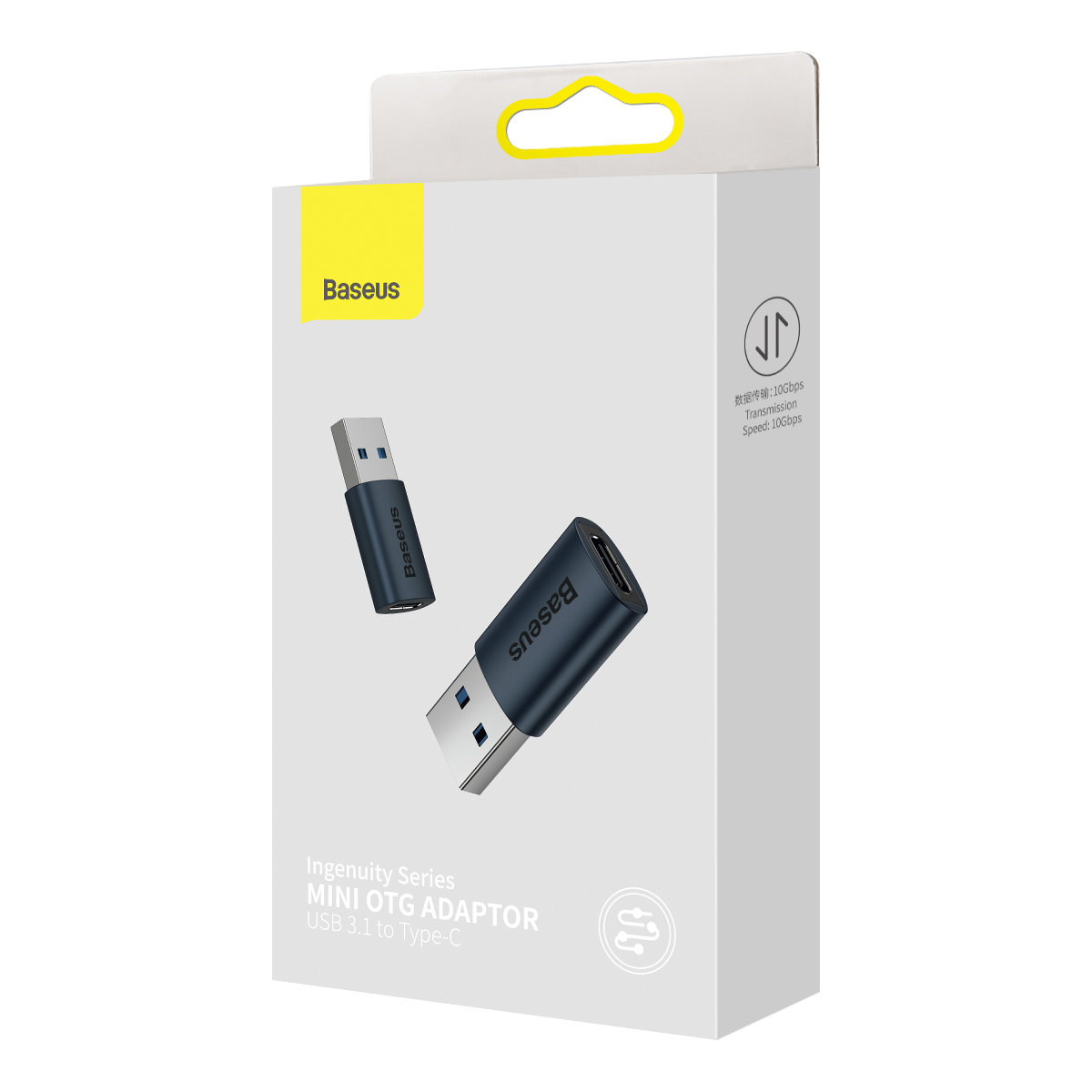 Baseus Ingenuity Series Mini OTG Adapter USB 3.1 to Type-C Black - Image 6
