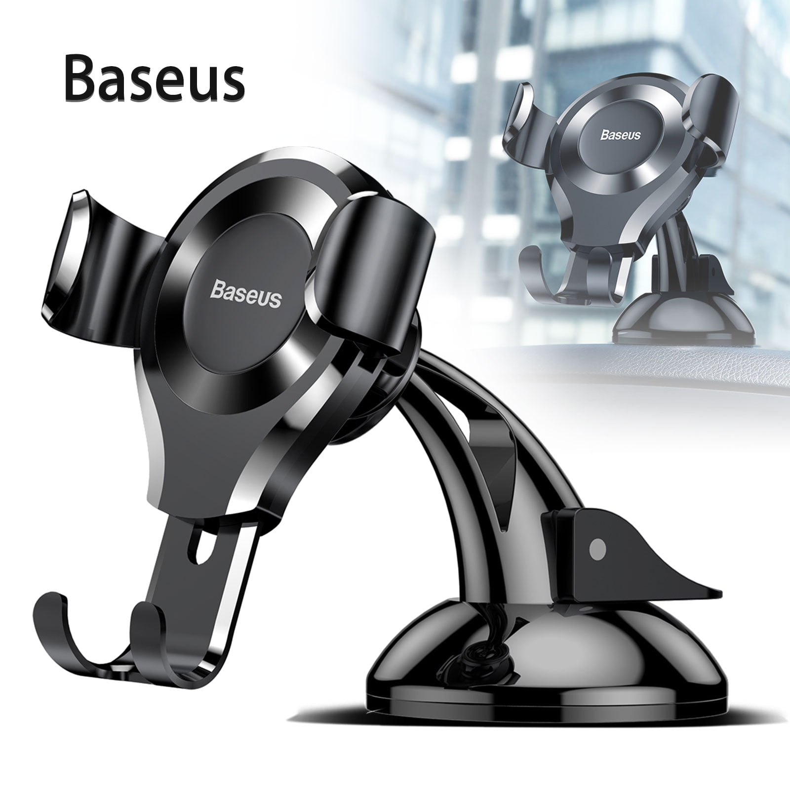 Baseus Osculum Type Gravity Car Mount Holder Black