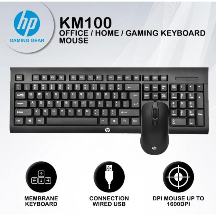 Hp USb Gaming Keyboard and Mouse Combo KM100