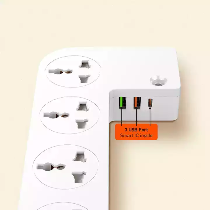 LDNIO SN5310W Power Socket Box 2500W Multi-Outlet Cord Organizer - Image 4