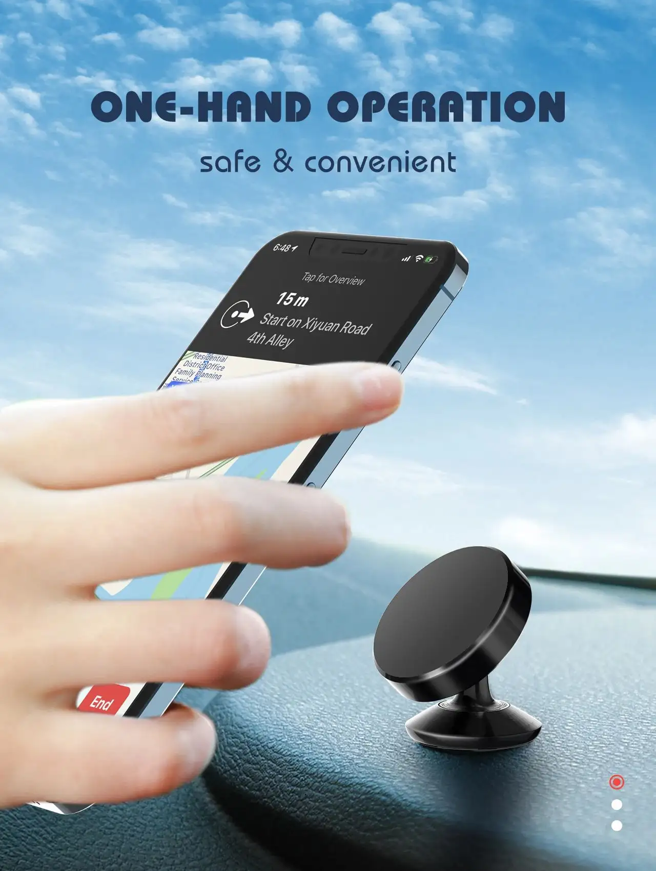 LDNIO Universal Magnetic Mobile Phone Holder MG09 - Image 6