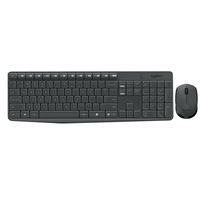 Logitech Wireless Keyboard and Mouse Combo MK235