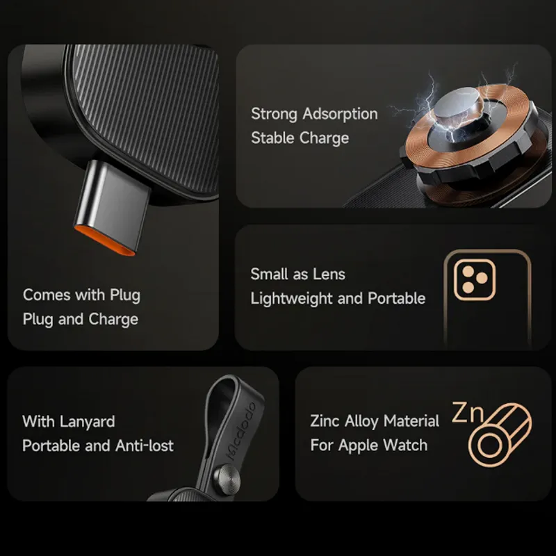 MCDODO USB C MEGNATIC APPLE WATCH CHARGER CH-4993 - Image 4