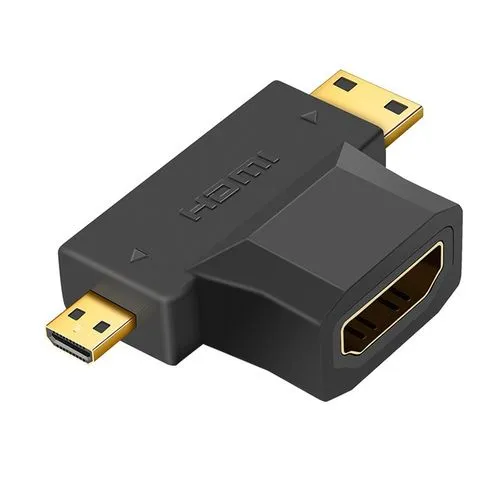 Onten Micro + Mini To HDMI Convertor 4K OTN-HD708