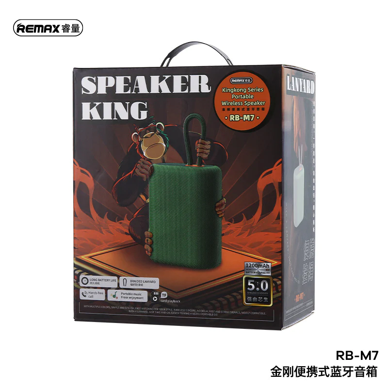 REMAX BLUETOOTH SPEAKER KINGKONG SERIES RB-M7 - Image 3