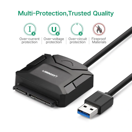 UGREEN SATA to USB 3.0 Adapter Cable 20611 - Image 6