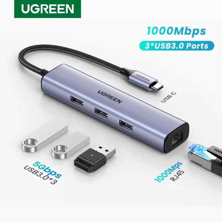 UGREEN USB-C Hub with Ethernet for MacBook - Image 3