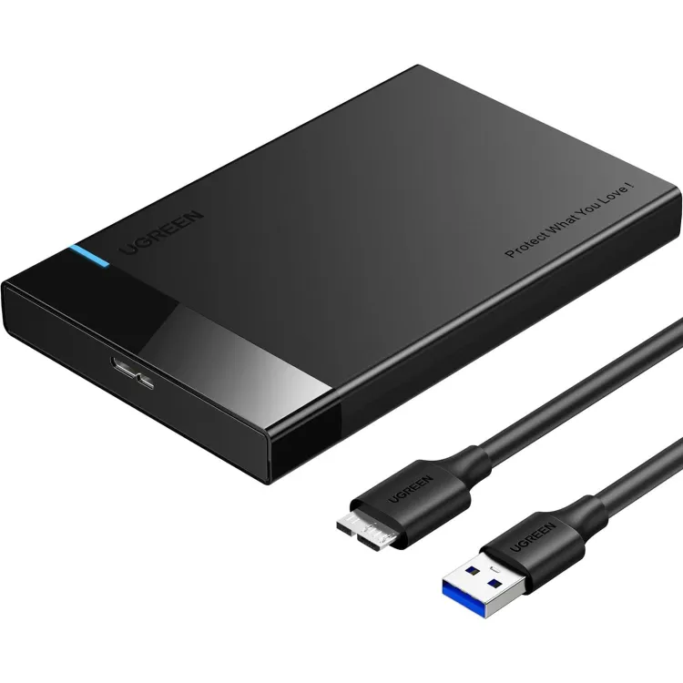 UGREEN 2.5-Inch External Hard Drive Enclosure USB 3.0 SATA HDD Caddy (30848)