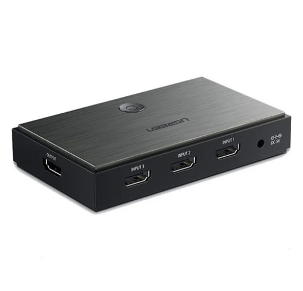 UGREEN 2in1 HDMI 2.0 Splitter Resolution up to 4K*2K@60HZ 1080P@120HZ with IR Controller 50707US