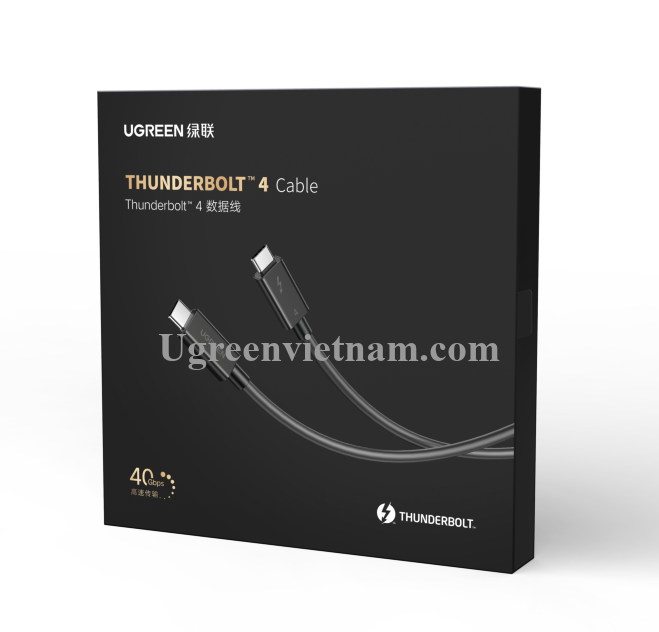 UGREEN Thunderbolt 4 USB-C Fast Charging Data Cable 100W 2m (60621) - Image 3
