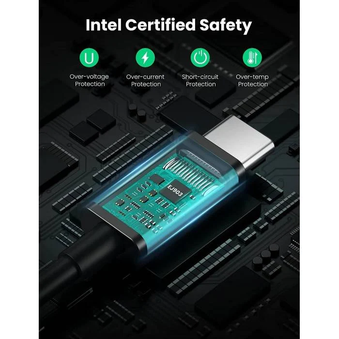 UGREEN Thunderbolt 4 USB-C Fast Charging Data Cable 100W 2m (60621) - Image 6