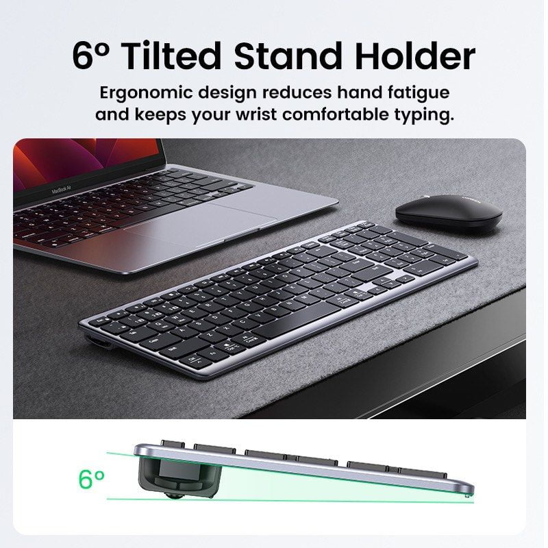 Ugreen Ultra Slim Wireless Keyboard 15258 - Image 2
