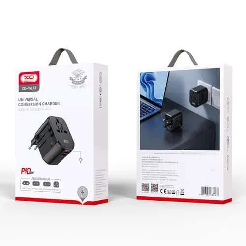XO Universal Travel Adapter Charger Multi Port WL13 - Image 5
